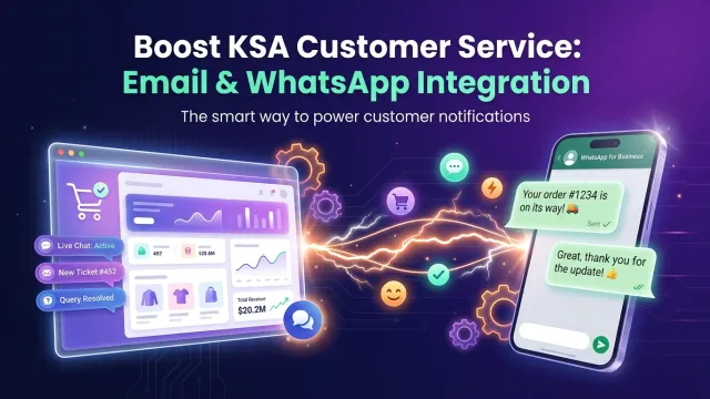 Boost KSA Customer Service: Email & WhatsApp Integration