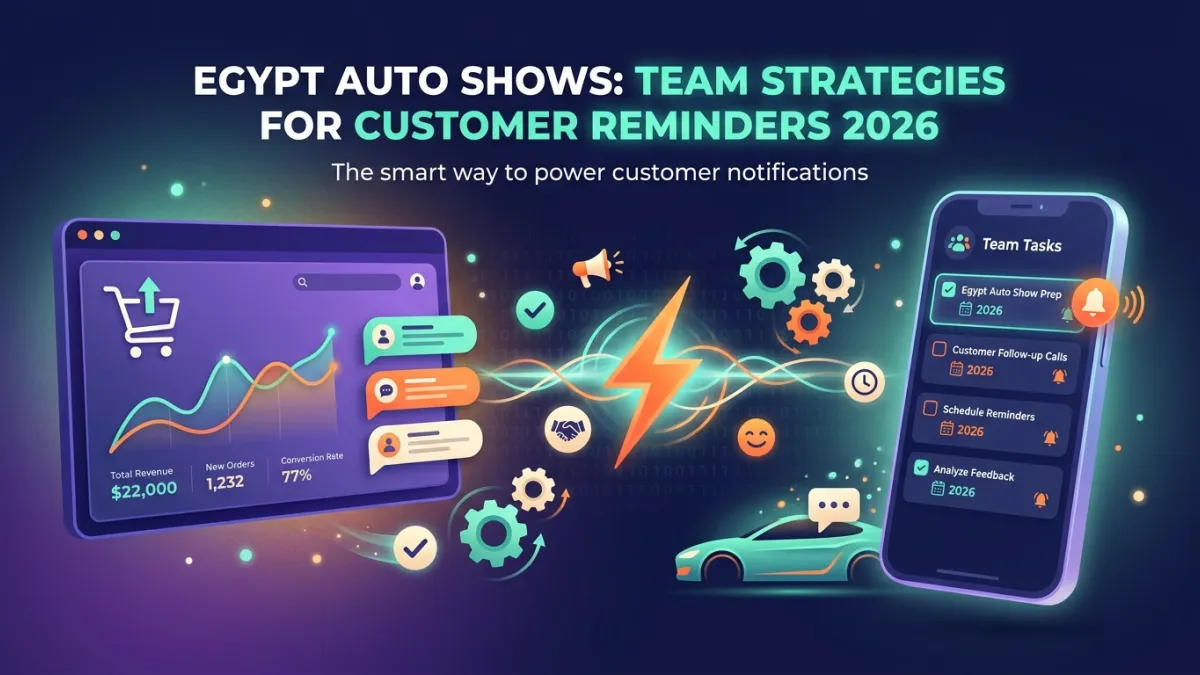 Egypt Auto Shows: Team Strategies for Customer Reminders 2026