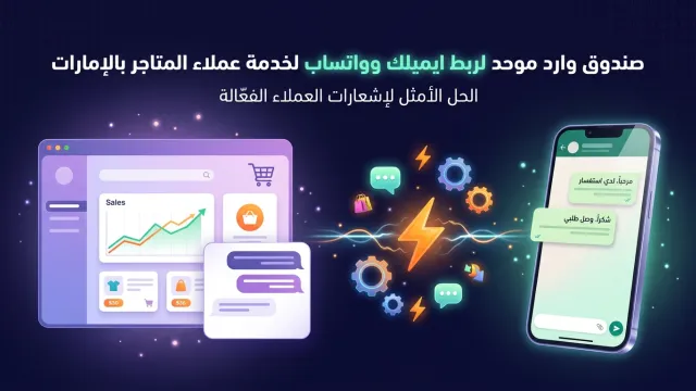 صندوق وارد موحد لربط ايميلك وواتساب لخدمة عملاء المتاجر بالإمارات