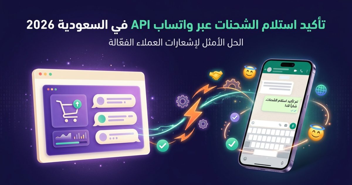 WhatsApp API KSA: Streamline Delivery Confirmation 2026