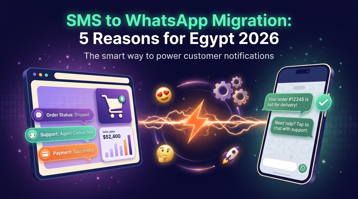 SMS to WhatsApp Migration: 5 Reasons for Egypt 2026