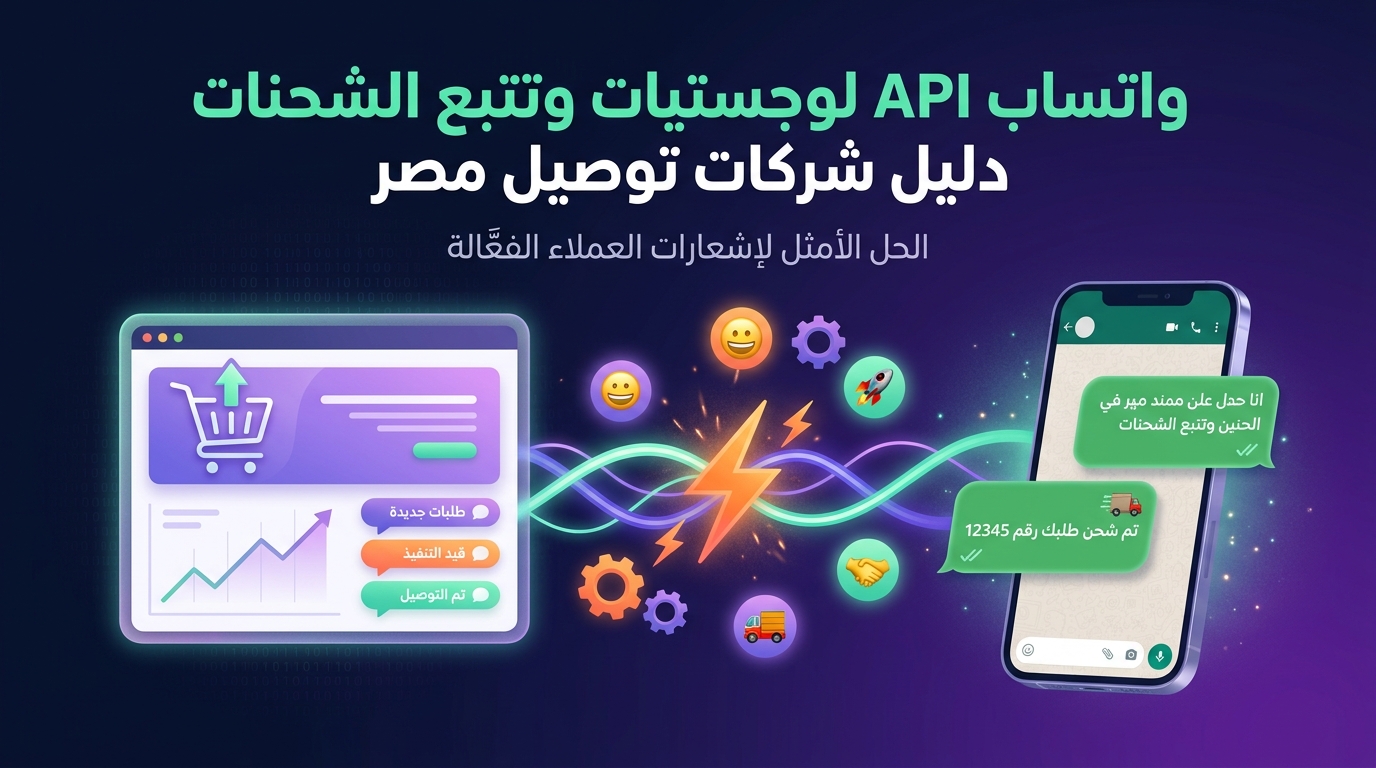 واتساب API لوجستيات وتتبع الشحنات دليل شركات توصيل مصر