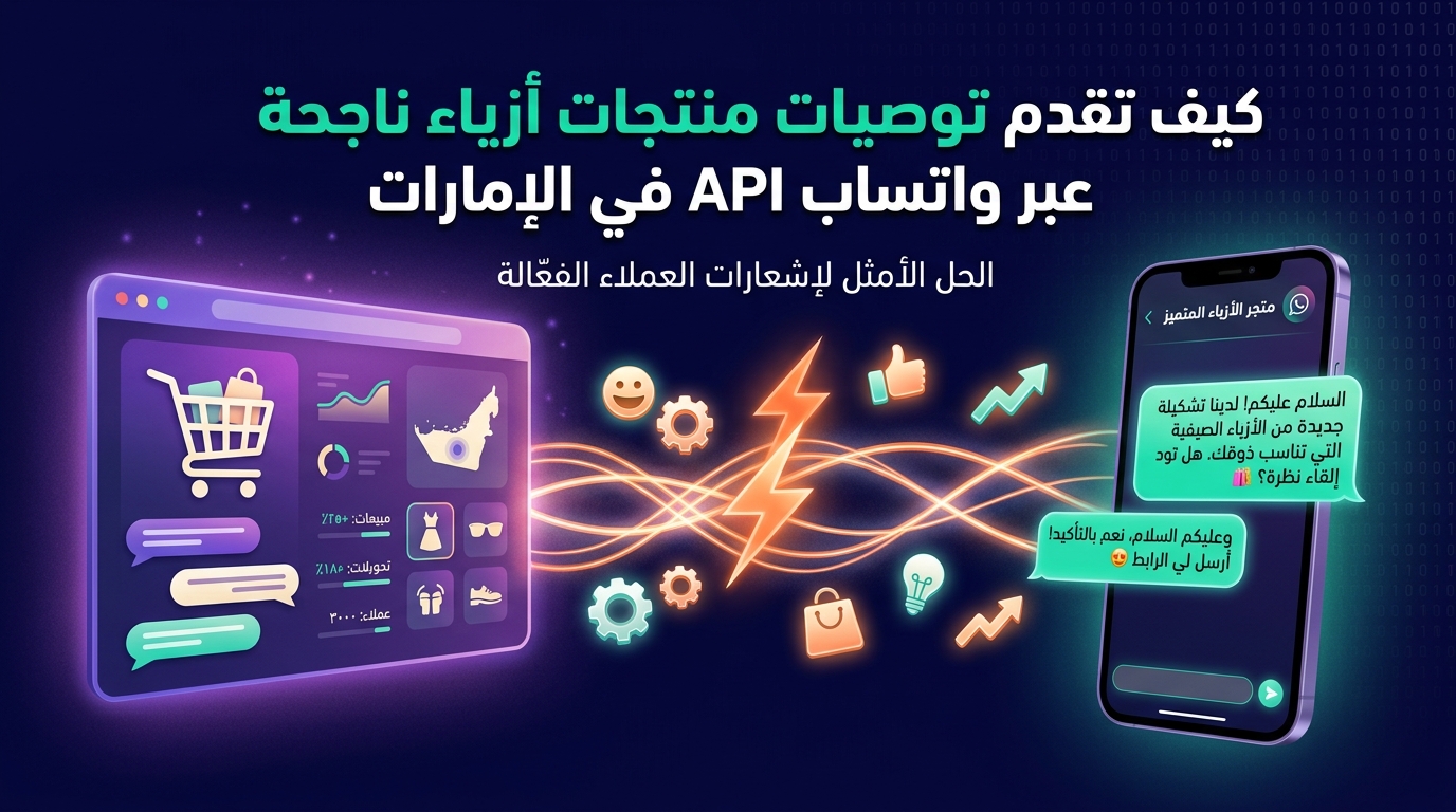 كيف تقدم توصيات منتجات أزياء ناجحة عبر واتساب API في الإمارات