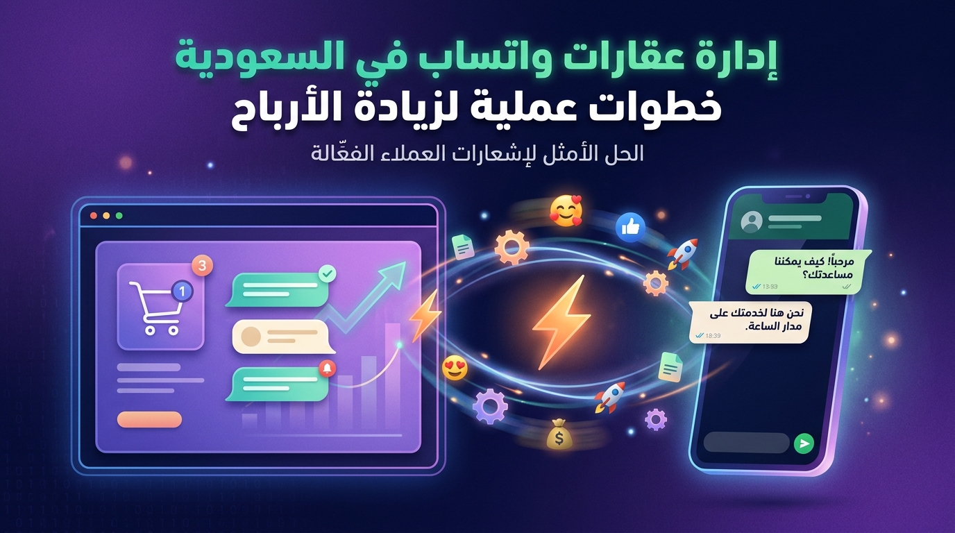 إدارة عقارات واتساب في السعودية خطوات عملية لزيادة الأرباح