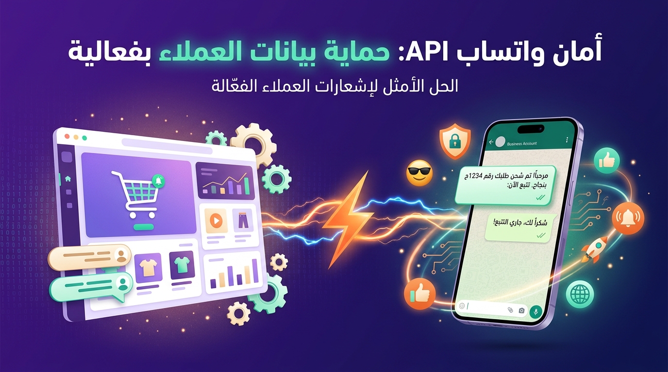أمان واتساب API: حماية بيانات العملاء بفعالية