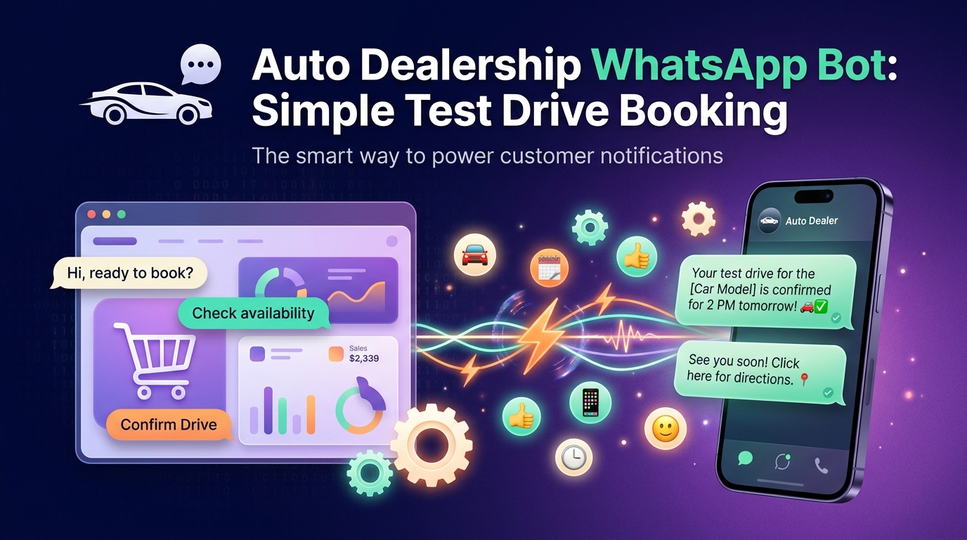 Auto Dealership WhatsApp Bot: Simple Test Drive Booking