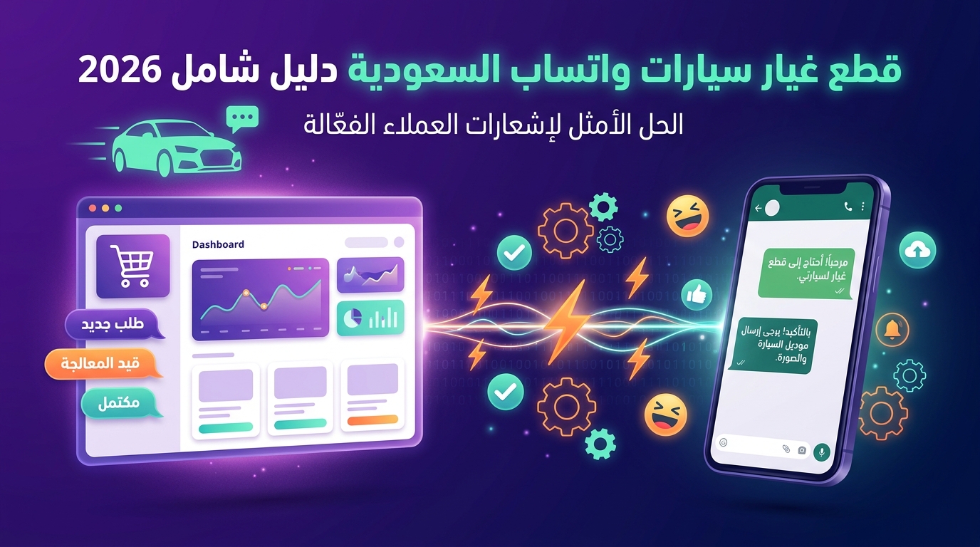 قطع غيار سيارات واتساب السعودية دليل شامل 2026