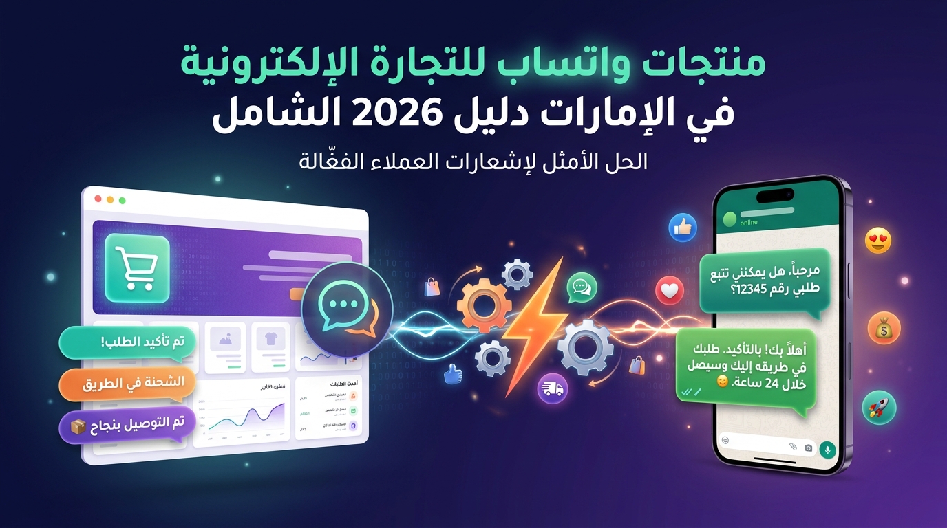 منتجات واتساب للتجارة الإلكترونية في الإمارات دليل 2026 الشامل