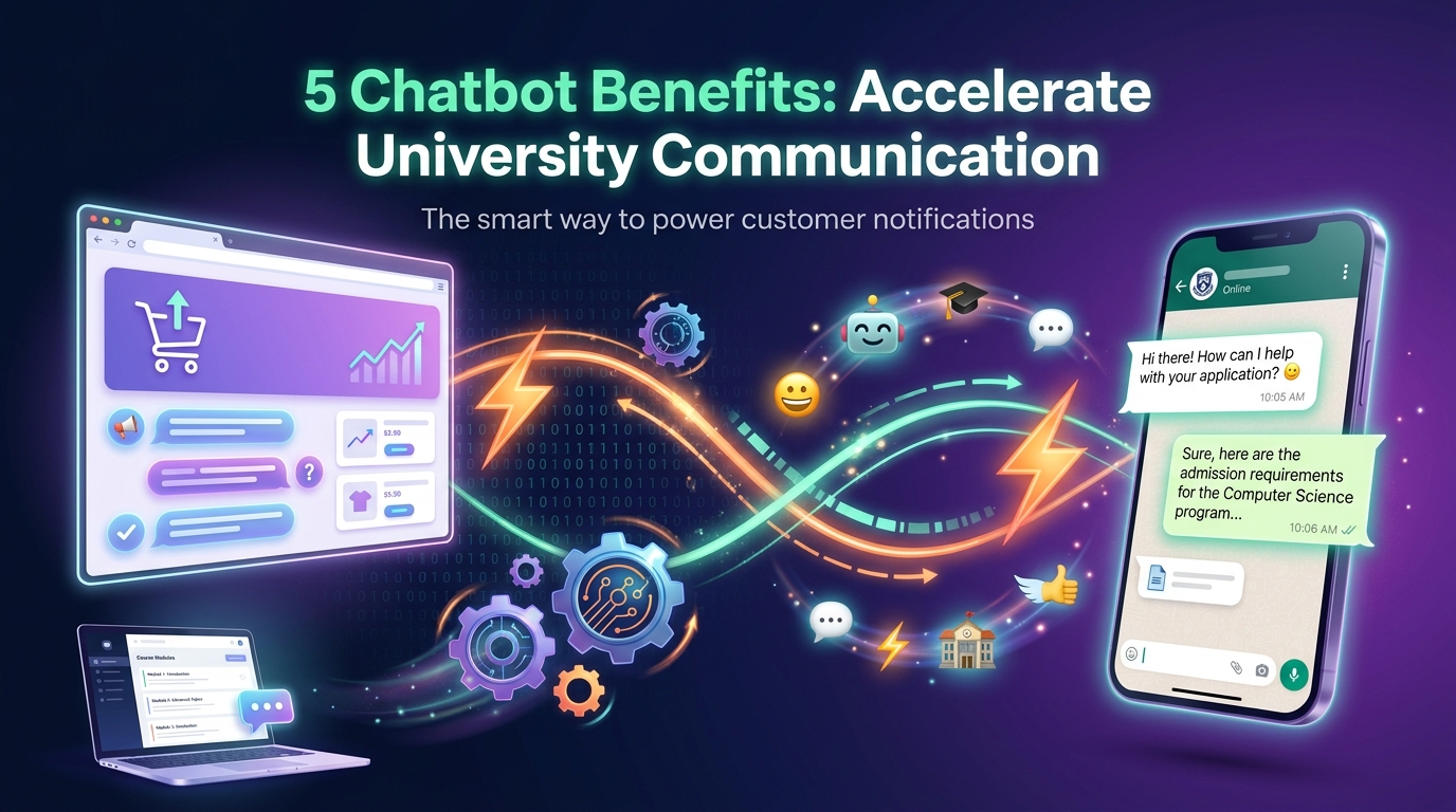 5 Chatbot Benefits: Accelerate University Communication