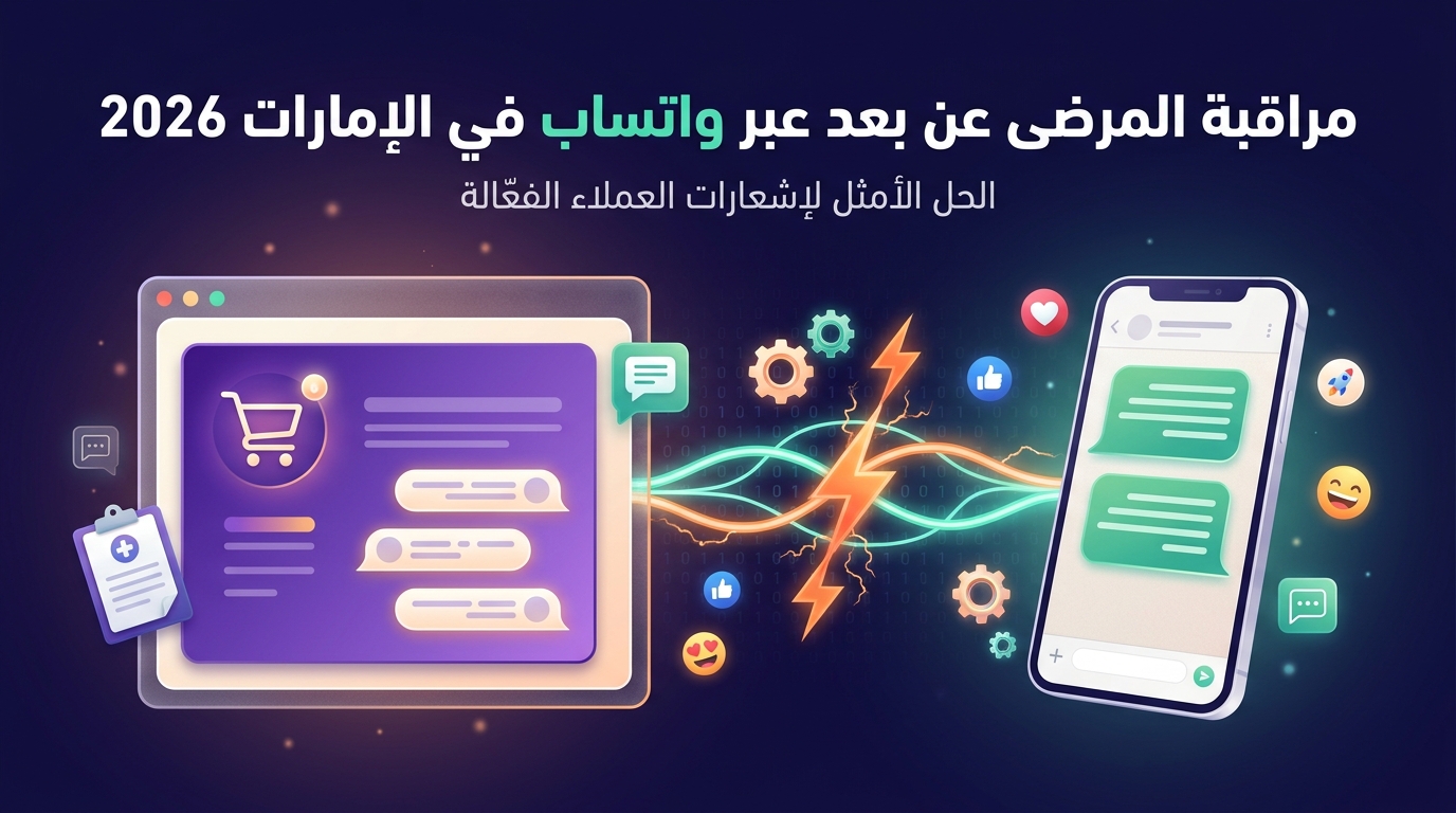 مراقبة المرضى عن بعد عبر واتساب في الإمارات 2026