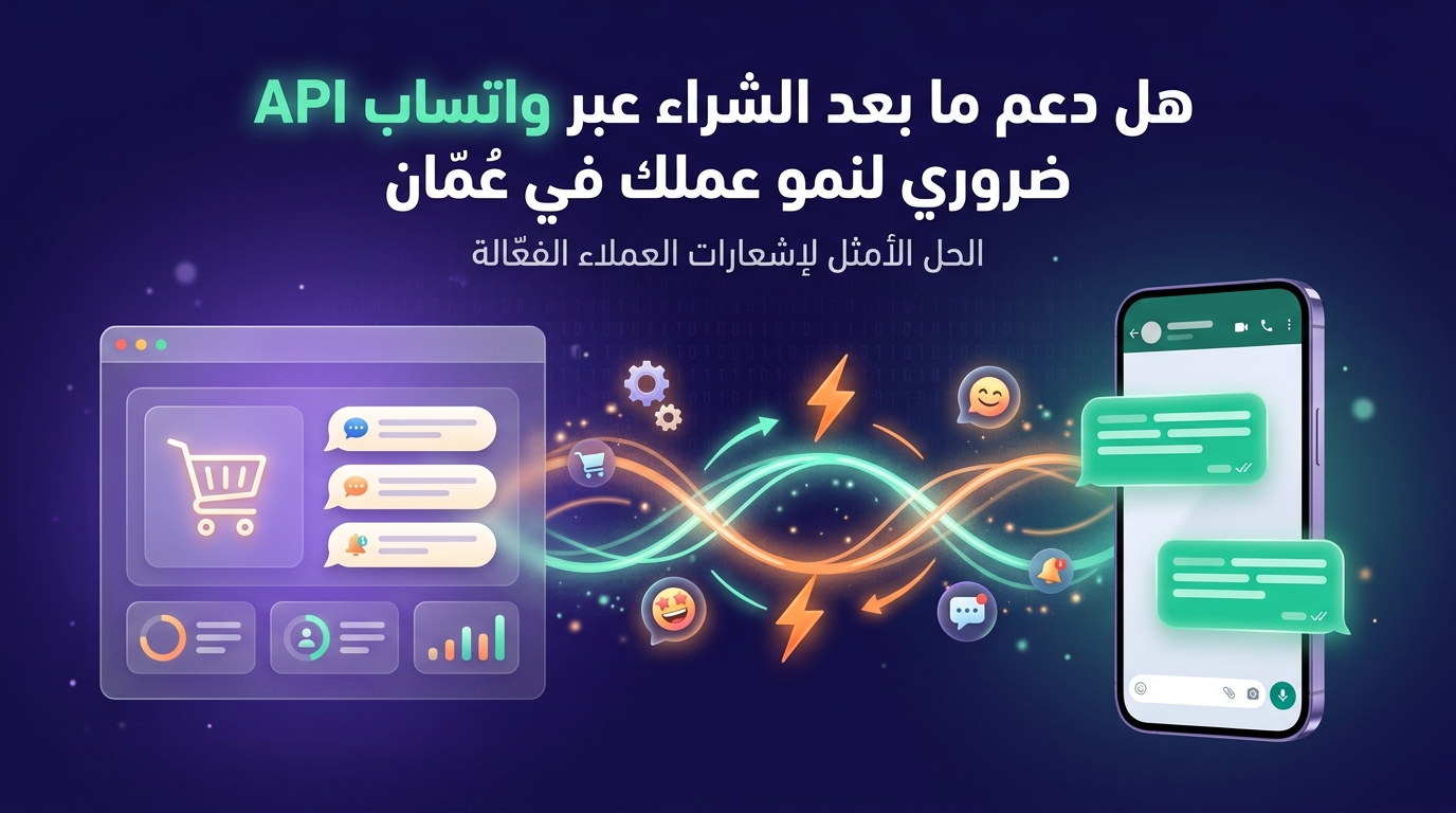 هل دعم ما بعد الشراء عبر واتساب API ضروري لنمو عملك في عمان