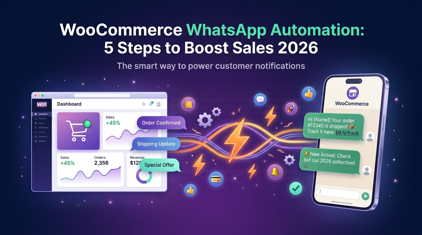 WooCommerce WhatsApp Automation: 5 Steps to Boost Sales 2026